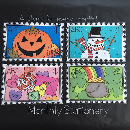 Monthly Classroom Stationery