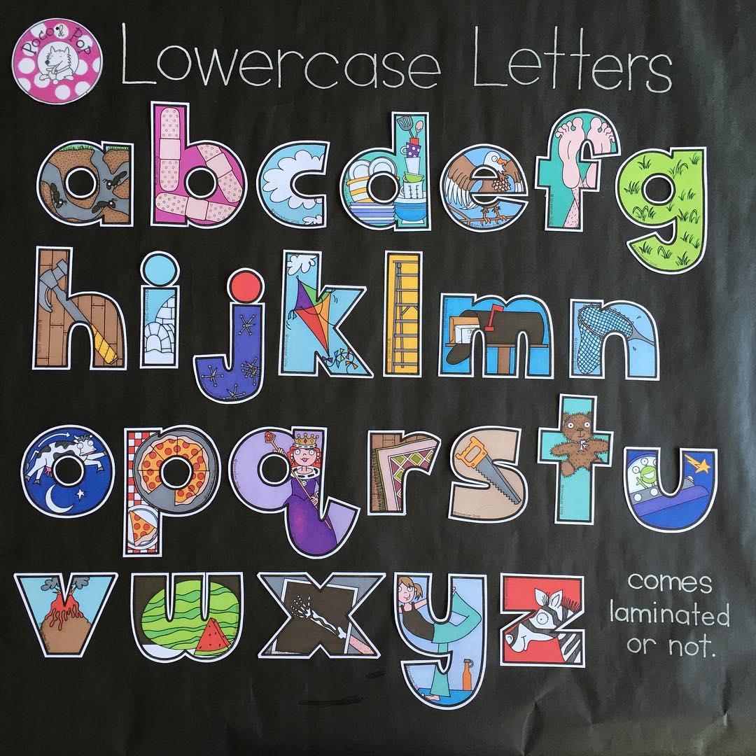 Lowercase Letters Set